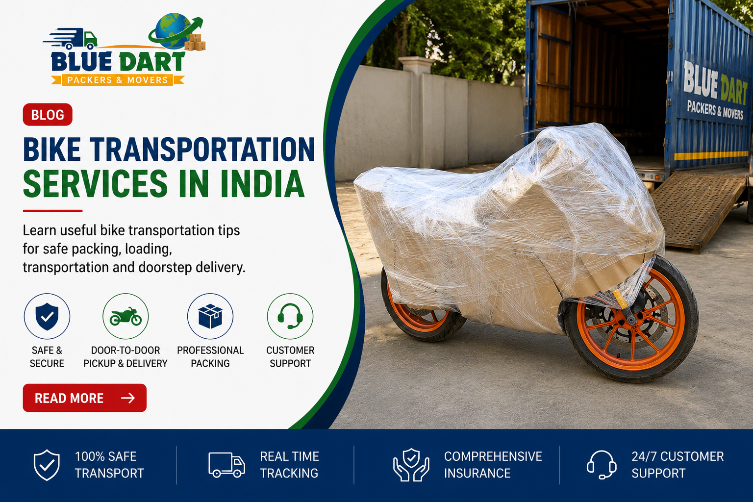 Bike Transportation Services in India